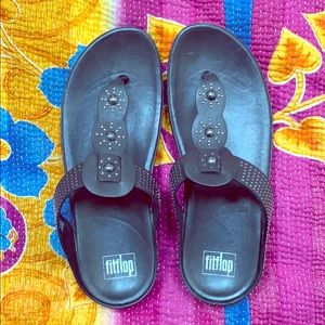 Fitflop Fit flop Black Comfort Sandal Studded 11